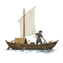 Southern Song Sampan (Coastal Fishers)