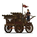 Bedil Tombak (Pole-Gun Cart)