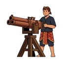 Cetbang Laras Ganda (Multi-gun)
