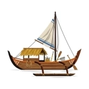 Jukung (Traditional Fishing Boat)
